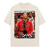 Cross-border Retro Derek Derrick Estampado Camiseta de manga curta Lavado Velho Manga comprida Gola redonda Solto Moletom com capuz