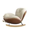 Silla caracol estilo usado mecedora sillón sala de estar en casa sofá perezoso silla balcón persona adulta descanso marco de hierro