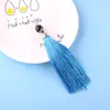 Fecho Lagosta Borla Franja Longa 14CM Penduricalho de Carro Penduricalho de Bolsa Nó Chinês Joias DIY Borla de Pedras Preciosas Joias