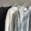 Suministro Exclusivo Transfronterizo para Comercio Exterior, Liquidación de Inventario, Camiseta de Manga Cinco Cuartos, Tejido Waffle, Corte Holgado, Top para Hombre Talla Grande, Camiseta de Manga Corta