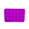Forma Redonda de Silicone para Bolo com 24 Furos, de Cruzamento, Grau Alimentício, Copo para Muffin, Ferramenta de Confeitaria, Assadeira de Silicone DIY