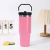Copo térmico de grande capacidade 30oz para uso transfronteiriço com alça, copo de água térmico de aço inoxidável 304, copo de carro de grande capacidade, garrafa térmica