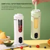 Licuadora Doméstica Nueva Portátil Taza Pequeña para Jugo Hielo Picado Doméstica Multifuncional Recargable Máquina de Jugos Taza para Jugos