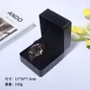 Caja de Reloj Personalizada de Cuero PU con Esquinas Redondeadas y Tapa abatible, Resistente al Agua y al Desgaste, Caja de Embalaje de Reloj de Alta Gama con Personalización de Logo