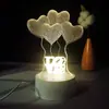 Luz Noturna 3D de Cabeceira de Desenho Animado para Crianças e Estudantes Presentes Criativos Presentes de Feriado Atmosfera Atacado Transfronteiriço Lâmpada de Mesa com Controle Remoto
