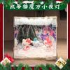 Luz de Noite Cubo Mágico de Natal diy Decoração de Natal Estereoscópica Luz de Ambiente Enviar Crianças Luz de Noite Espelhada Cubo Mágico de Natal