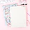 Caderno de Esboço A4 Série Cachorro Coração Rosa Veludo Menina Desenho Cartoon Nuvem Pequena Menina Padrão Em Branco 40