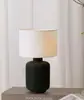 Lámpara de mesa de gran maceta de cerámica estilo Qiji nueva china retro nostálgica hotel japonés B&B Zhongshan decoración cerámica lámpara de mesa