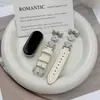 [Pulseira] Adequada para Pulseira Xiaomi Mi Band 11 Ins Padrão Trevo de Quatro Folhas Lichia Luxo Leve 8/9Nfc Pulseira de Pulso Feminina