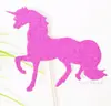Venta al por mayor de fábrica en stock banderín de unicornio para hornear DIY letrero para pastel tarjeta de fiesta de cumpleaños utensilios para hornear