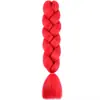 Trenzas Grandes de Fibra Sintética de Comercio Exterior, Trenzas de Colores, Peluca, Cabello para Trenzas Jumbo, Rastas Africanas, Cabello para Crochet