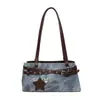 Bolso de Hombro Estilo Chica Caliente Retro para Mujer, Nuevo Bolso de Mano para Viaje Otoño 2026, Bolso Baguette, Bolso de Hombro Texturizado a la Moda
