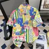 Camisas Florais Casuais Havaianas Estilo Tailandês para Homens e Mulheres, Sensação Relaxada de Verão, Camisas Florais de Casal para o Festival Songkran na Praia, Tendência