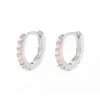 Brincos Clássicos de Diamante Colorido Mais Vendidos na Amazon Europeia e Americana, Brincos e Acessórios Elegantes de Alta Qualidade