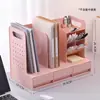Soporte para libros, estante de almacenamiento de escritorio, estantería, caja de almacenamiento, escritorio, escritorio de oficina, almacenamiento de documentos de oficina