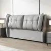 Cabecero Tapizado 2026 Nuevo Simple Moderno Independiente Tatami Tela Técnica Respaldo de Cama de Madera Maciza Se Vende por Separado