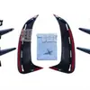 Adecuado para Mercedes-Benz Clase A W 8.85kg Hatchback A180 A200 A220 Modificación de Cuchilla de Viento para Parachoques Trasero