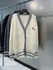 Outono e Inverno 2025 Tops Suéteres Estilo College Preguiçoso Novo Suéter de Tricô Solto Cardigã Cachorrinho Casual Top Roupas Femininas