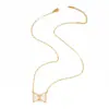 Collar Cruzado Versión Coreana con Mariposa Multicolor Microincrustada, Cadena para Clavícula con Colgante de Cobre Fresco y Sencillo de Lujo Ligero, Joyería Seleccionada por Influencers