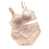 Ropa interior de seda de morera antibacteriana 7A, cómoda y transpirable, empalme de malla, bragas de color liso, sin aros, conjunto anti-flacidez, venta al por mayor