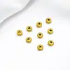 Estilo Antigo Roda Brilhante Pérola Dourada Contas de Ábaco Liga Metálica Contas Soltas Contas Espaçadoras Acessórios para Joias DIY