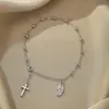 Amazon Cross-Border Nova Pulseira Cruzada Retro Estilo Simples Nicho Europeu e Americano Pulseira Ajustável Acessórios Versáteis