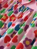 Estilo Europeo y Americano Vestido Floral de Manga Larga con Lazo para Niñas Vestido Infantil Certificación Transfronteriza