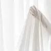 Mosquitero coreano transfronterizo Coupang con acabado semi-opaco para sala de estar y balcón, cortinas blancas con perforaciones y plisados, hecho a medida