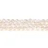 Jingde Joyería Perla Barroca Blanca Natural de Agua Dulce Agujero Horizontal Cuentas Sueltas DIY Collar Accesorios para Joyería Venta al por Mayor