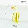 Amazon Cross-Border Novo Fofo Dedo do Meio Frango Artesanato de Resina Estátua de Animal Decorativa Decoração de Casa Sala de Estar