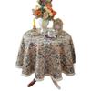 Lexuanxiu Mantel Jacquard de Lujo Ligero de Gama Alta Tela Decorativa Estilo Retro Americano Flor de Calabaza y Pájaro para Cafetería Hotel Fabricante