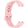 Adequado para Pulseira de Silicone Huawei Band 9, Pulseira Huawei Band 8/9, Pulseira Perfurada Huawei Band 10