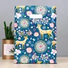 Sacola de loja de roupas Sacola plástica Bolsa pequena Bolsa de compras de joias Sacola de embalagem de presente Cosméticos Sacola de quatro dedos espessada