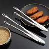Pinza de Acero Inoxidable Pinza para Barbacoa Estilo Coreano Pinza Larga para Alimentos para el Hogar Pinza Especial para Bistec Estilo Japonés Pinza para Barbacoa de Picnic