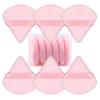 Nueva borla de polvo seco triangular negra en forma de abanico, borla de maquillaje, borla para polvo de miel, herramientas de maquillaje, multicolor opcional, exclusivo transfronterizo