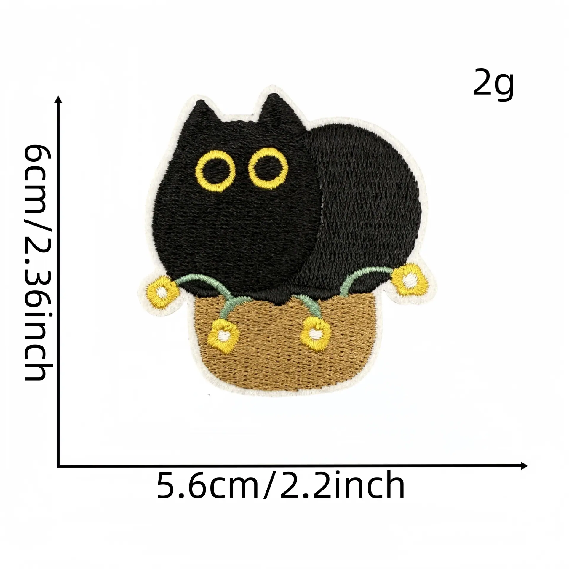 黑猫布贴1#