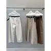 Jeans básicos simples de cintura alta NEIHE para mujer, adelgazantes y favorecedores, pantalones de pierna recta para ir al trabajo, otoño 260105