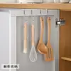 Colgador de gancho de acero inoxidable detrás de la puerta S gancho de cajón de escritorio baño cocina dormitorio colgador de doble gancho venta al por mayor
