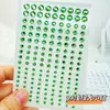 Cara Cara Autoadhesivo Maquillaje Pegatina Ceja Diamante Pegatina Bola de Diamante Niños Mariposa Tul Hilo de Seda Escenario Actuación