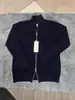 Suéter Cardigan Pesado Quente de Inverno com Zíper Duplo e Gola Alta para Casal Ma's Four Corners Suéter Masculino