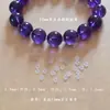 Pulsera Espaciador de Cristal para Joyería Espaciador de Silicona Perla Jade Pulsera de Gama Alta Antideslizante Goma Resistente Transparente