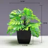Punto Nuevo Bonsái Plantas de Decoración para el Hogar Pequeños Adornos Flores Artificiales Plantas Verdes Plantas en Maceta Flores Artificiales Fábrica Venta al Por Mayor
