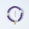 Sonho de Fada Ametista Pérola Pedra da Lua Lótus Bolsa Pingente Pulseira Moda Original Novo Estilo Chinês Pulseira Namorada
