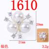 Acessórios de Liga Flor Placa Fivela de Diamante Strass Pérola Coroa Flor Coração Broche DIY Acessórios de Cabelo Flor de Sapato Acessórios de Joia