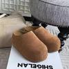 Novos Sapatos Versáteis Estilo Birkenstock com Solado Grosso para Outono de 2026, com Aumento de Altura Escondido, Mules Slip-On Fechados na Ponta para Mulheres, Sapatos Preguiçosos para Dedões Grandes para Uso ao Ar Livre