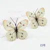 Mariposa 3D Cabeza de Flor Grande Tocado Tela Simulación Pasador DIY Estilo Antiguo Hanfu Accesorio para el Cabello Fotografía de Boda Flor Decorativa