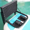 Flotador de pesca para tabla de paddle surf inflable, soporte de plataforma de hélice de ángulo recto de tubo de acero especial para kayak, marco de fijación para motor fueraborda