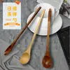 Cucharas al por mayor con mangos largos, Cucharas de abeja hechas a mano, Cucharas mezcladoras creativas, Estilo japonés, Soporte para personalización de muestras, Yuanhao