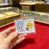 Pegatina para Teléfono Móvil de Oro Puro 999 Princesa Hazte Rica Foil de Oro Hazte Rico Rápido Pegatina para Refrigerador Año de la Oveja Ten Dinero para Gastar Tarjeta de Oro Regalo