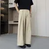 Pantalones Casuales de Color Liso Streetwear para Hombre Estilo Nuevo Caídos Otoño Versátiles Cómodos Pantalones de Traje Pierna Recta Suelta Pantalones de Traje